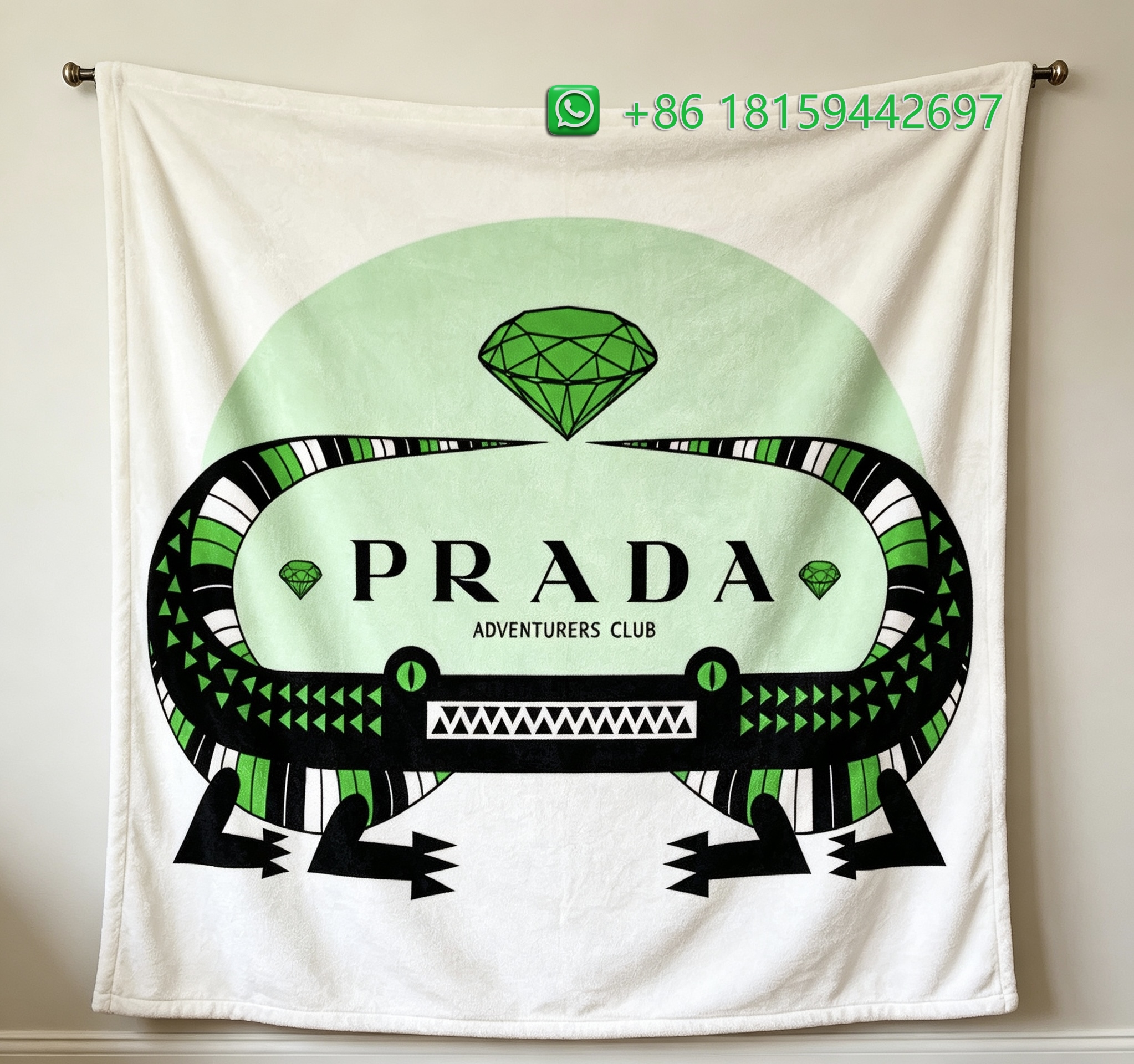 Prada Throw Blankets